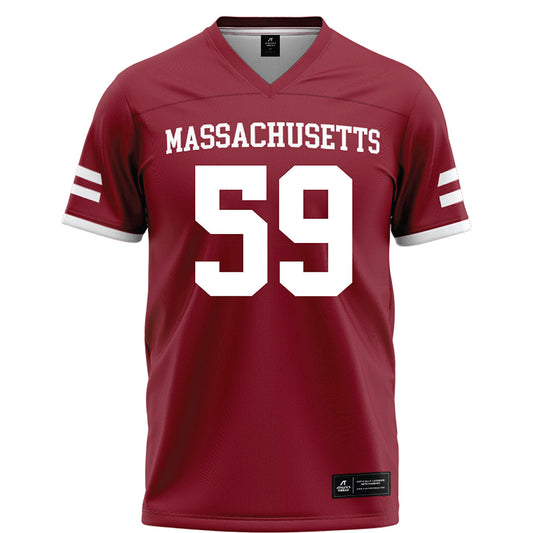 UMass - NCAA Football : Nick Dalessandro - Maroon Football Jersey-0