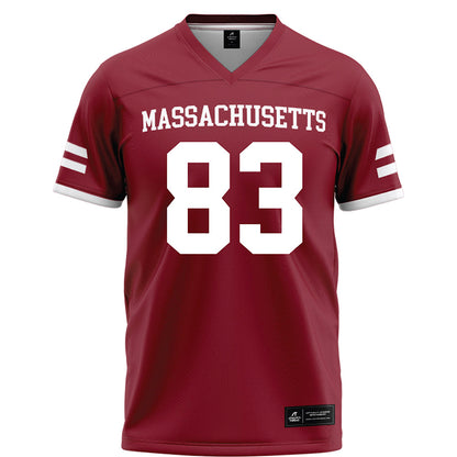 UMass - NCAA Football : Reece Adkins - Maroon Football Jersey-0