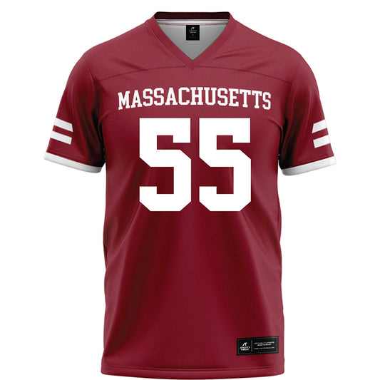UMass - NCAA Football : Ben Noome - Maroon Football Jersey-0