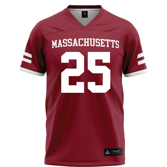 UMass - NCAA Football : Anochie Azuakolam Jr. - Maroon Football Jersey-0