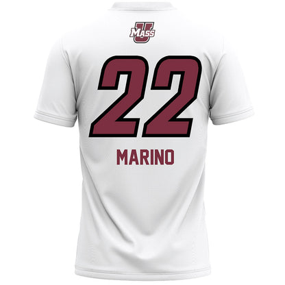 UMass - NCAA Women's Lacrosse : Kennady Marino - White Lacrosse Jersey -1