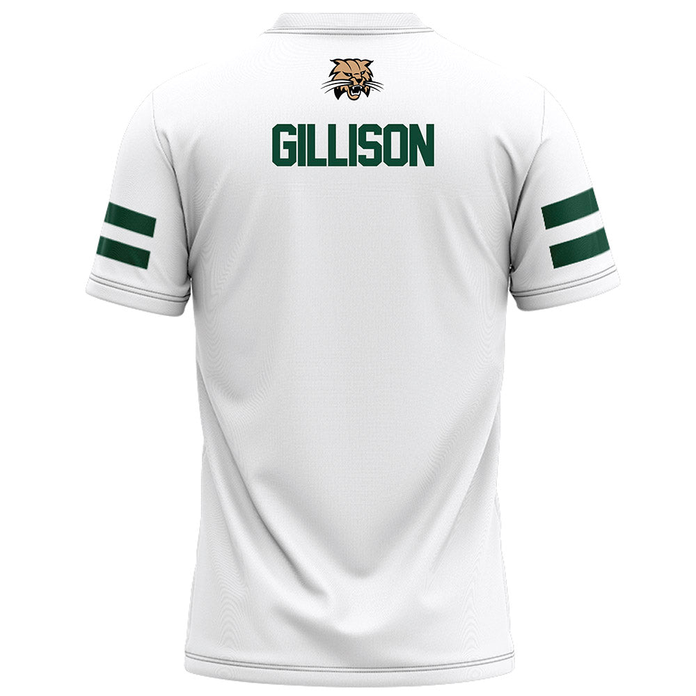 Ohio - NCAA Football : Tyler Gillison - White Football Jersey-1