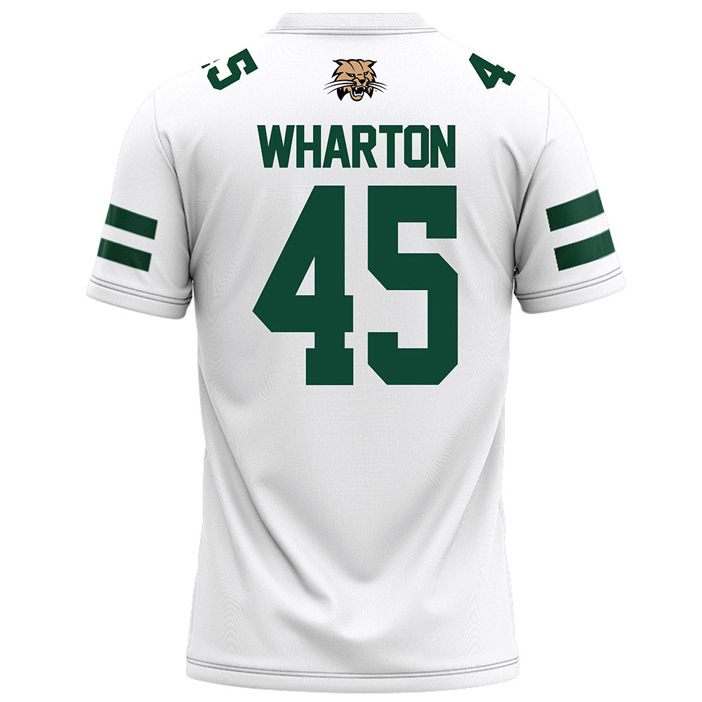 Ohio - NCAA Football : Brady Wharton - White Football Jersey-1