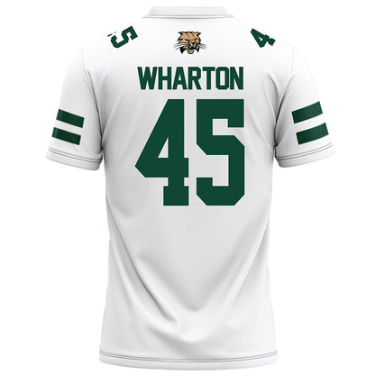 Ohio - NCAA Football : Brady Wharton - White Football Jersey-1