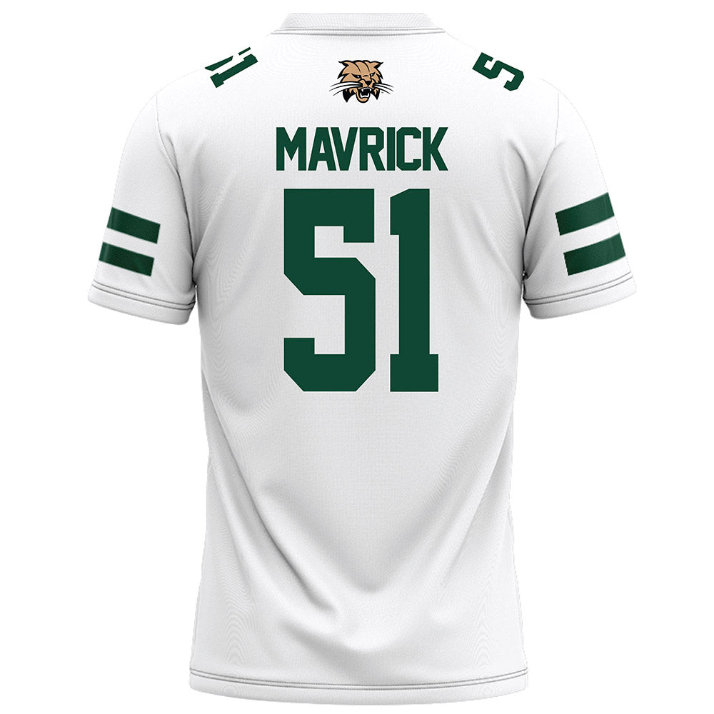 Ohio - NCAA Football : Job Mavrick - White Football Jersey-1