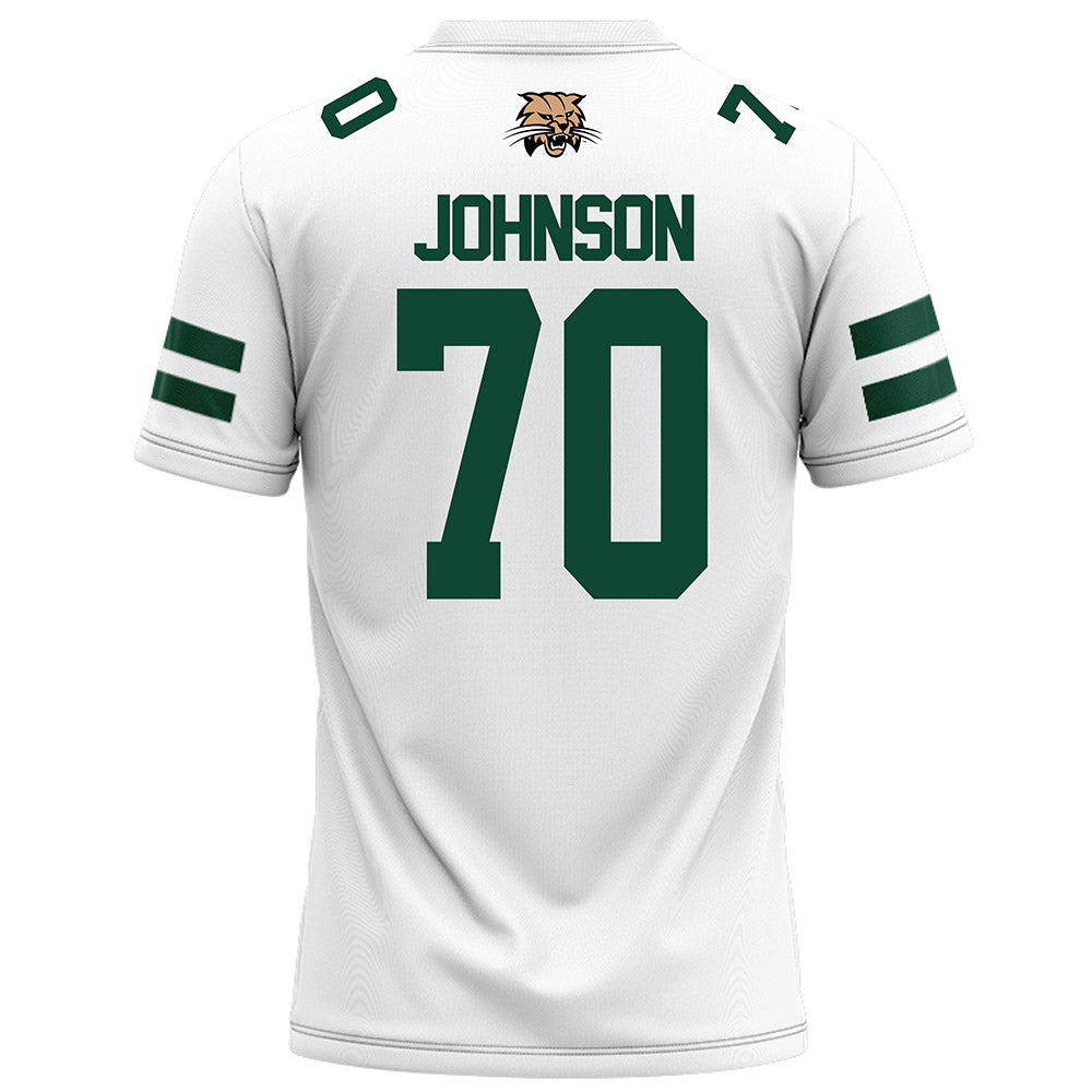 Ohio - NCAA Football : Joshua Johnson - White Football Jersey-1