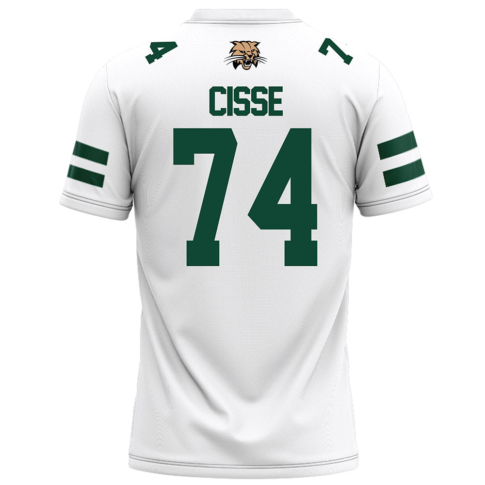 Ohio - NCAA Football : Tigana Cisse - White Football Jersey-1