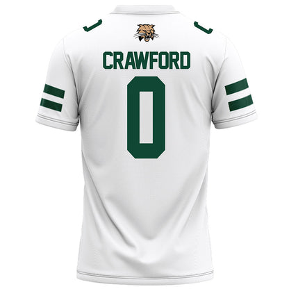 Ohio - NCAA Football : Delaney Crawford - White Football Jersey-1