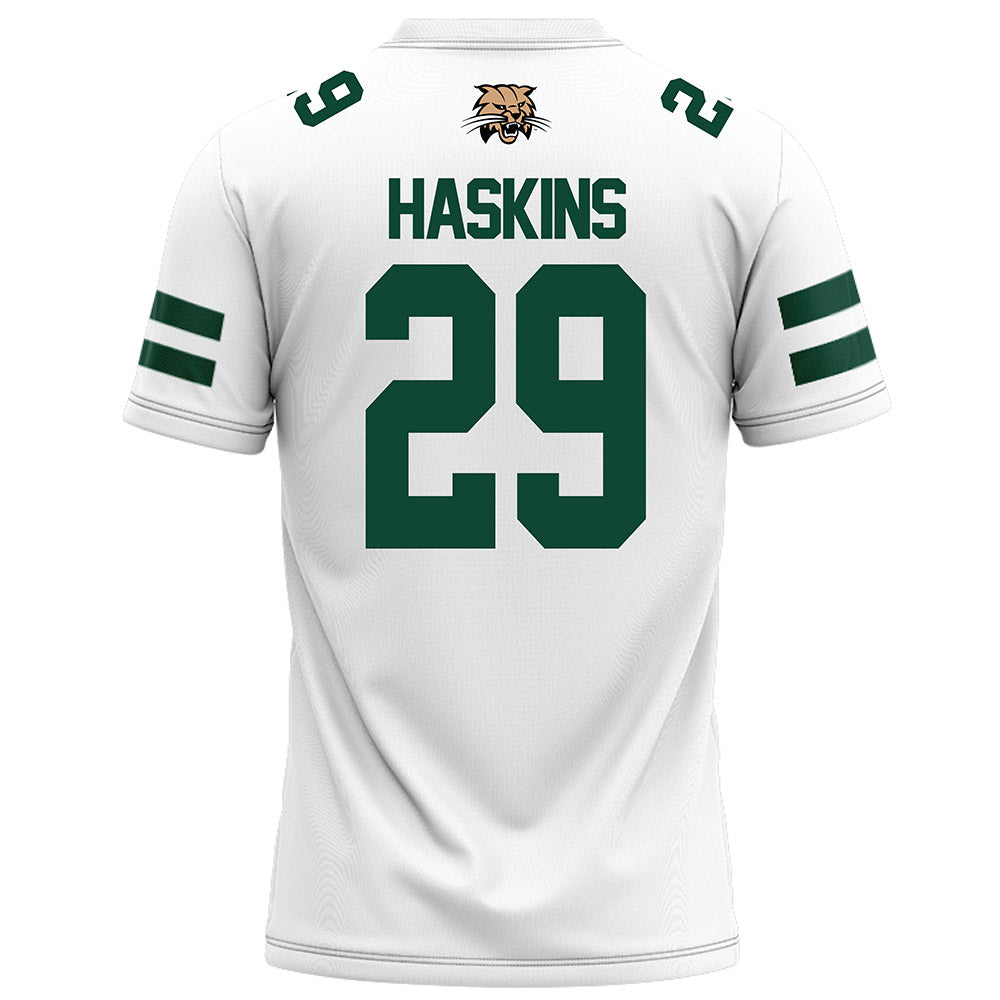 Ohio - NCAA Football : JT Haskins - White Football Jersey-1