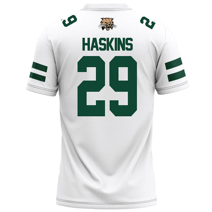 Ohio - NCAA Football : JT Haskins - White Football Jersey-1