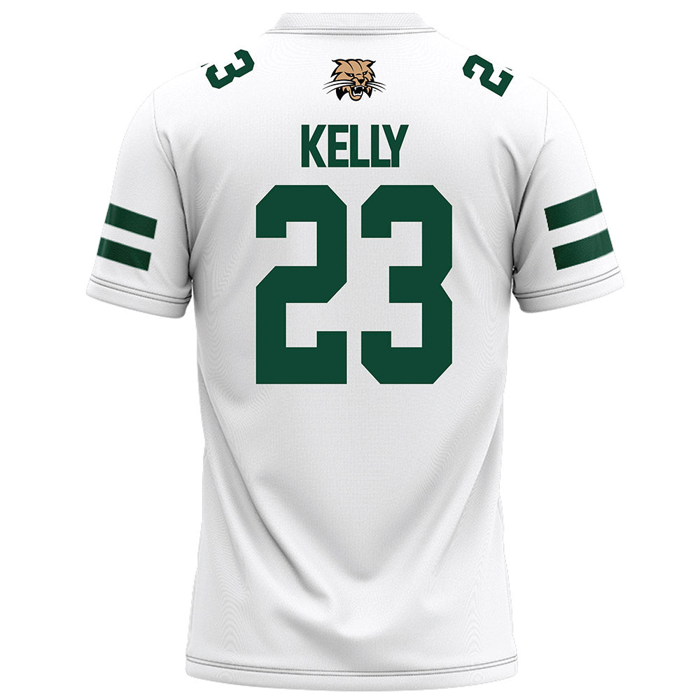 Ohio - NCAA Football : James Kelly - White Football Jersey-1