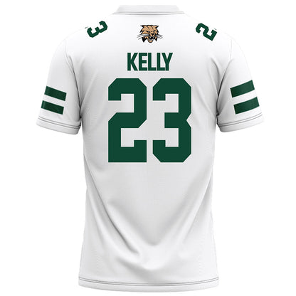 Ohio - NCAA Football : James Kelly - White Football Jersey-1