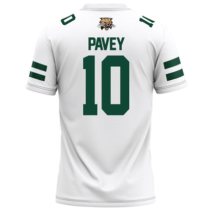 Ohio - NCAA Football : Drayden Pavey - White Football Jersey-1
