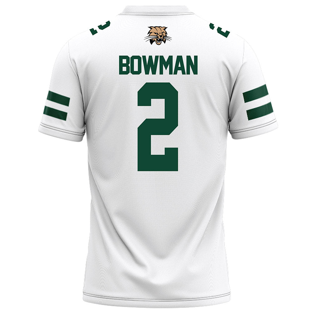 Ohio - NCAA Football : Preston Bowman - White Football Jersey-1