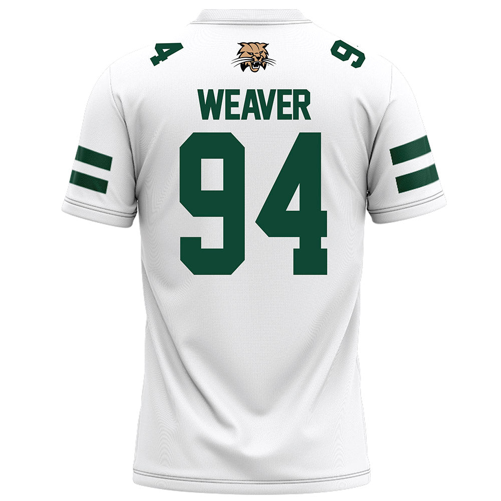 Ohio - NCAA Football : Bj Weaver - White Football Jersey-1