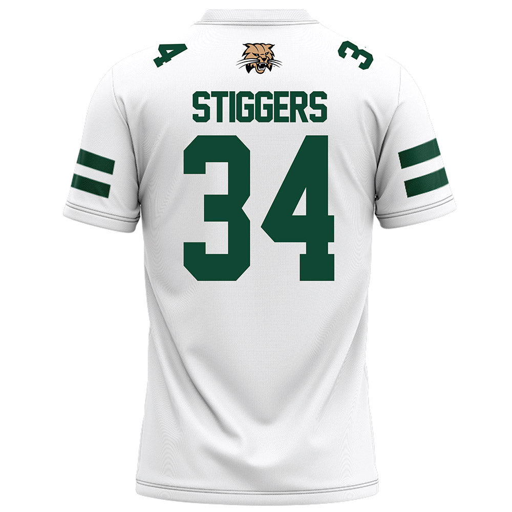 Ohio - NCAA Football : Troy Stiggers - White Football Jersey-1