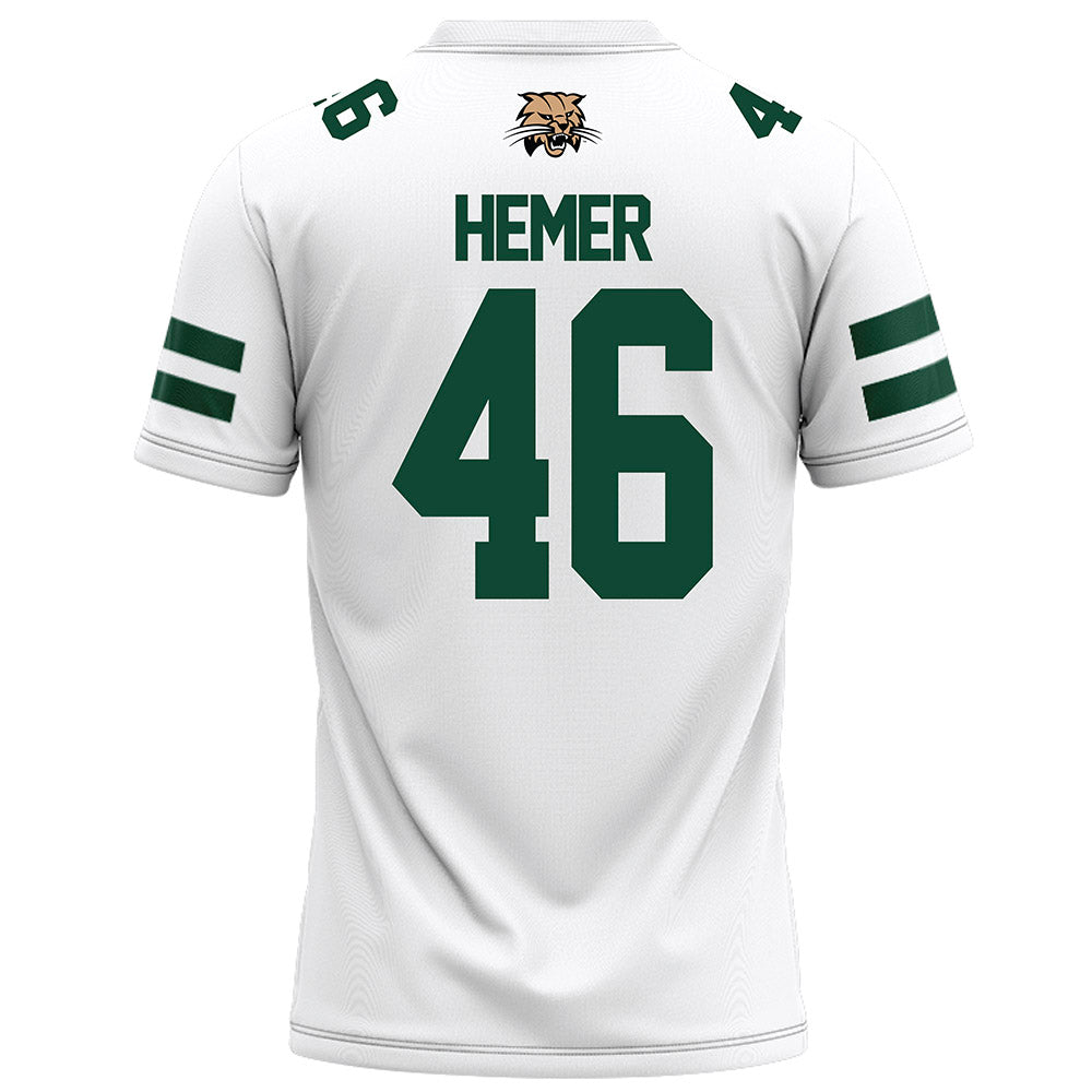 Ohio - NCAA Football : Nick Hemer - White Football Jersey-1