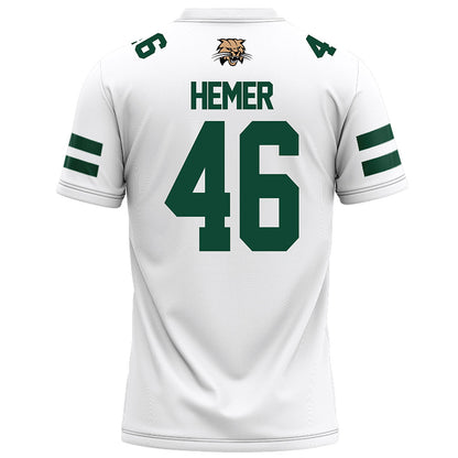 Ohio - NCAA Football : Nick Hemer - White Football Jersey-1