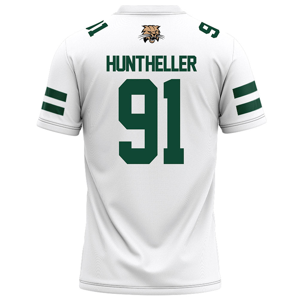 Ohio - NCAA Football : Nate Hunt-Heller - White Football Jersey-1