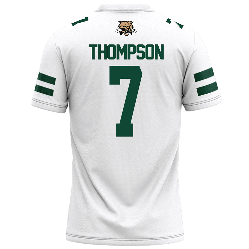 Ohio - NCAA Football : Eli Thompson - White Football Jersey-1