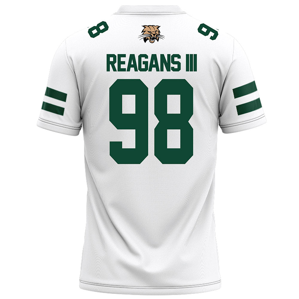 Ohio - NCAA Football : Derek Reagans III - White Football Jersey-1