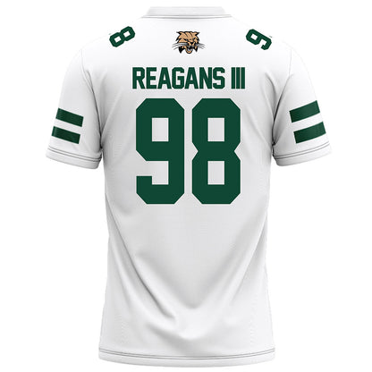 Ohio - NCAA Football : Derek Reagans III - White Football Jersey-1