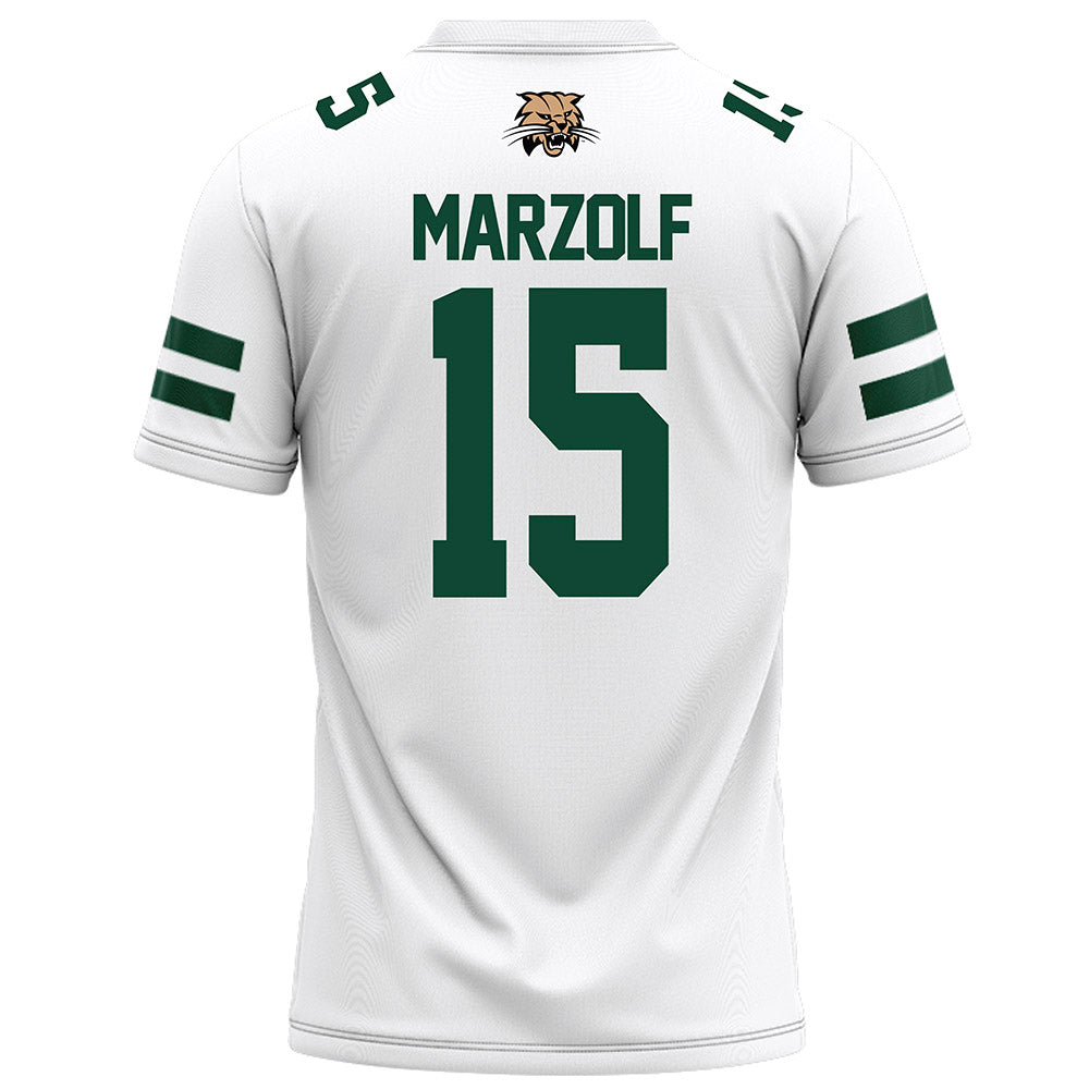 Ohio - NCAA Football : William Marzolf - White Football Jersey-1