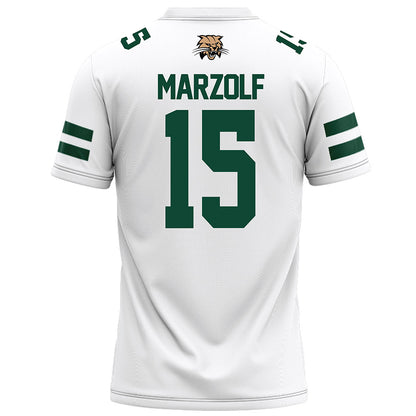 Ohio - NCAA Football : William Marzolf - White Football Jersey-1