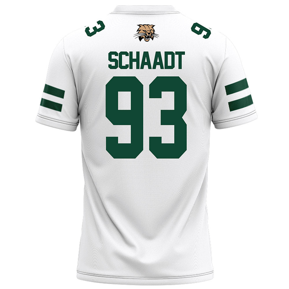 Ohio - NCAA Football : Owen Schaadt - White Football Jersey-1