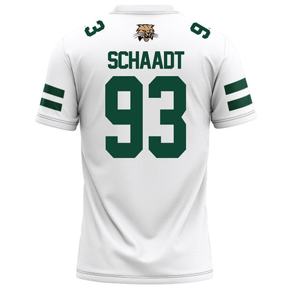 Ohio - NCAA Football : Owen Schaadt - White Football Jersey-1