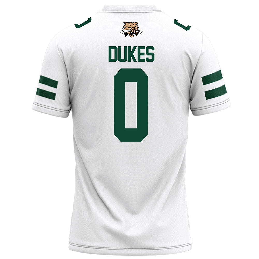 Ohio - NCAA Football : Nehemiah Dukes - White Football Jersey-1