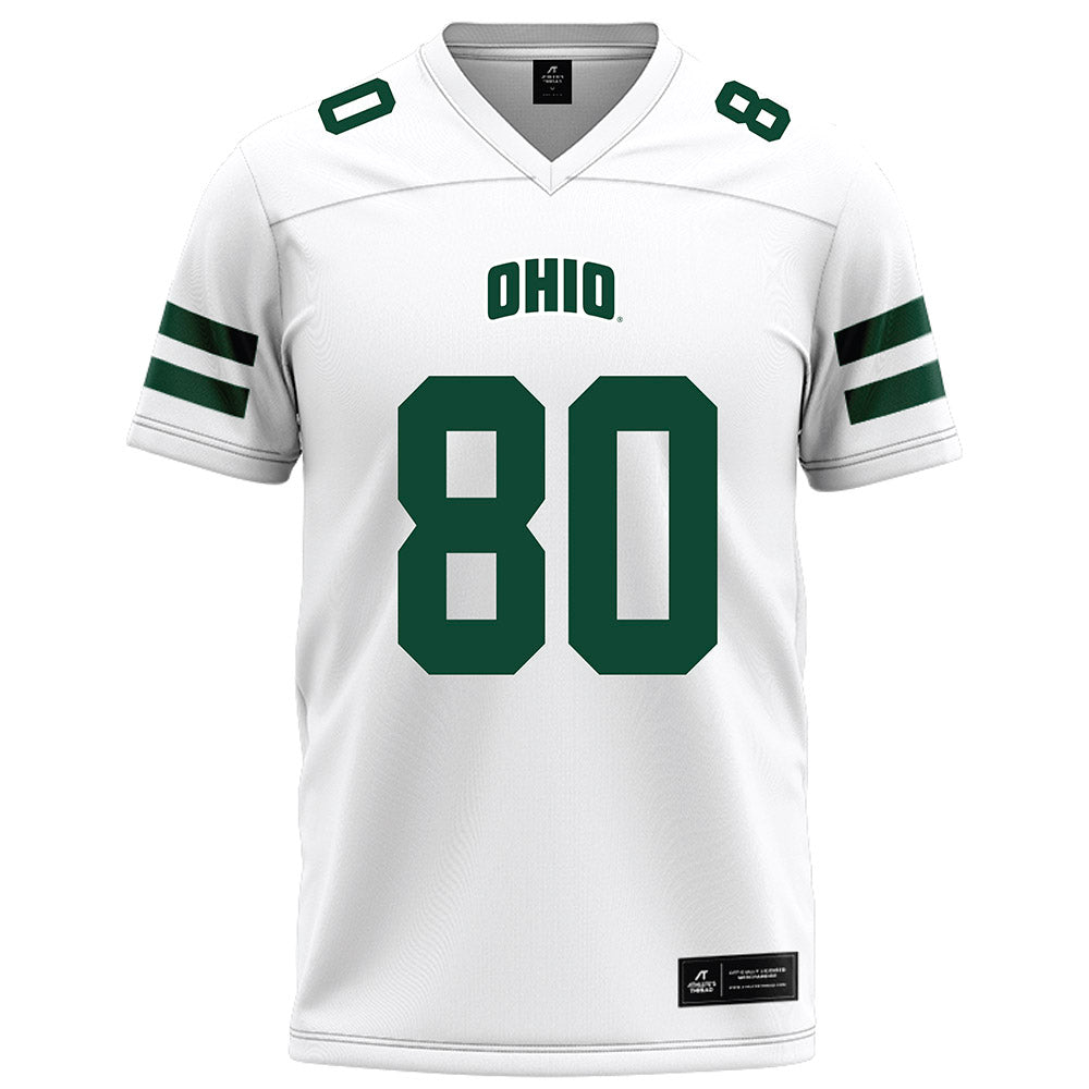 Ohio - NCAA Football : Kaden Page - White Football Jersey-0