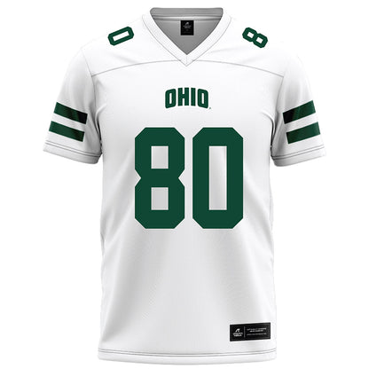 Ohio - NCAA Football : Kaden Page - White Football Jersey-0