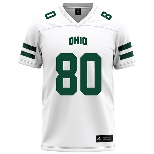 Ohio - NCAA Football : Kaden Page - White Football Jersey-0