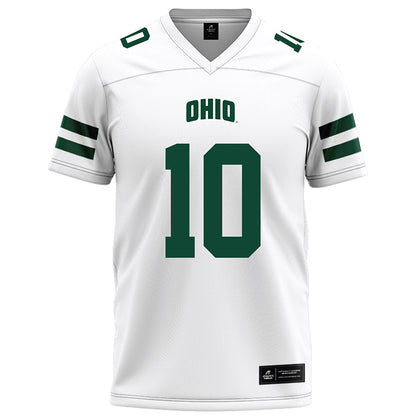 Ohio - NCAA Football : Drayden Pavey - White Football Jersey-0
