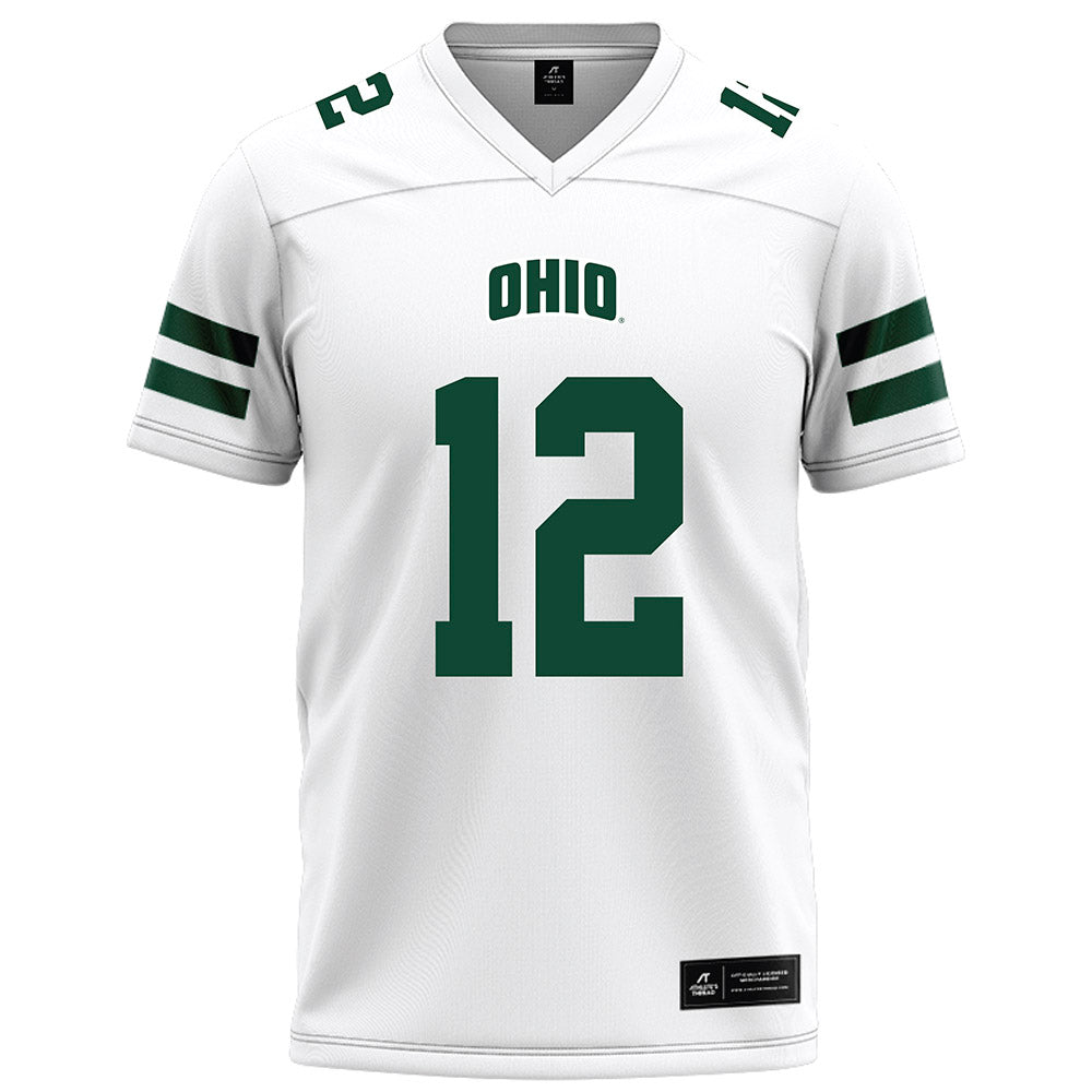 Ohio - NCAA Football : Jayvian Crable - White Football Jersey-0