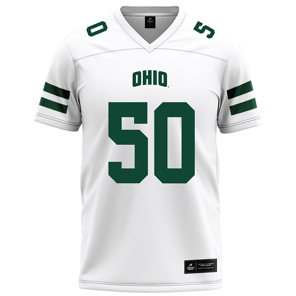 Ohio - NCAA Football : Owen DiFranco - White Football Jersey-0