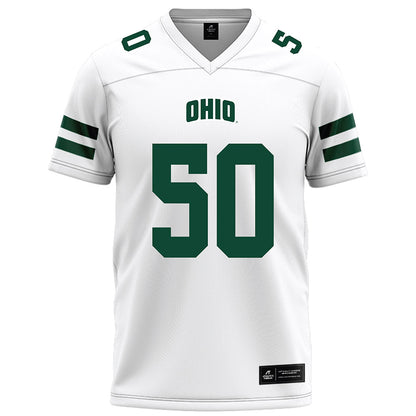 Ohio - NCAA Football : Owen DiFranco - White Football Jersey-0
