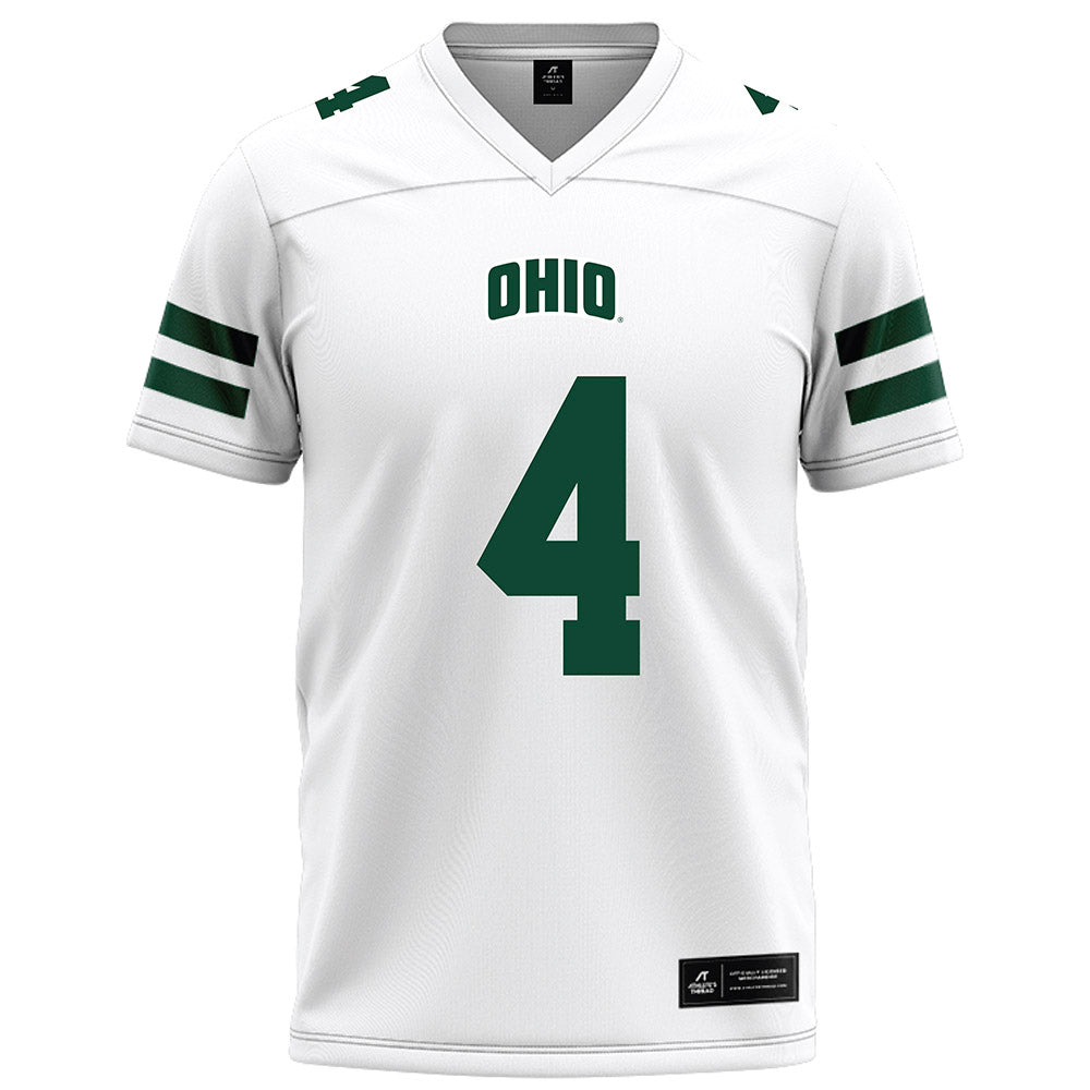 Ohio - NCAA Football : Kaci Seegars - White Football Jersey-0