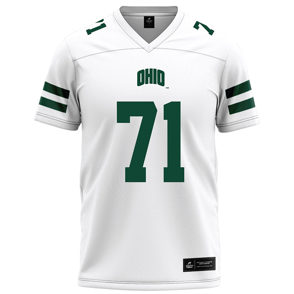 Ohio - NCAA Football : Cassius Hulbert - White Football Jersey-0