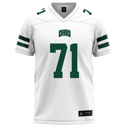 Ohio - NCAA Football : Cassius Hulbert - White Football Jersey-0
