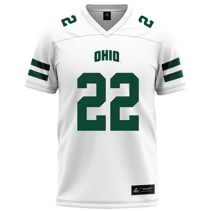 Ohio - NCAA Football : Michael Taylor - White Football Jersey-0