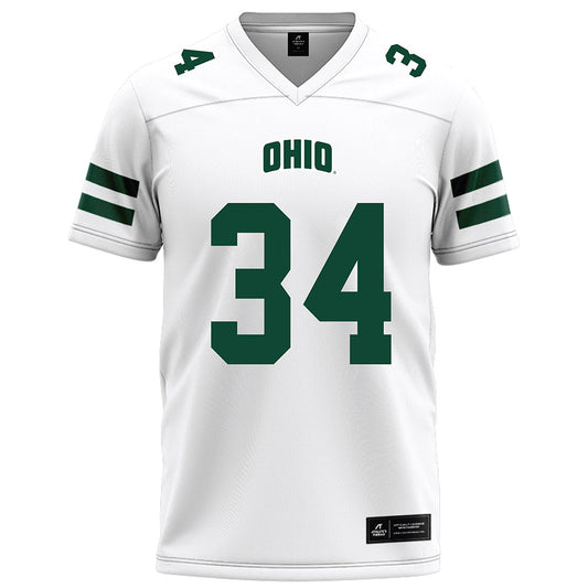 Ohio - NCAA Football : Troy Stiggers - White Football Jersey-0