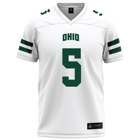 Ohio - NCAA Football : Kelly Sejour - White Football Jersey-0