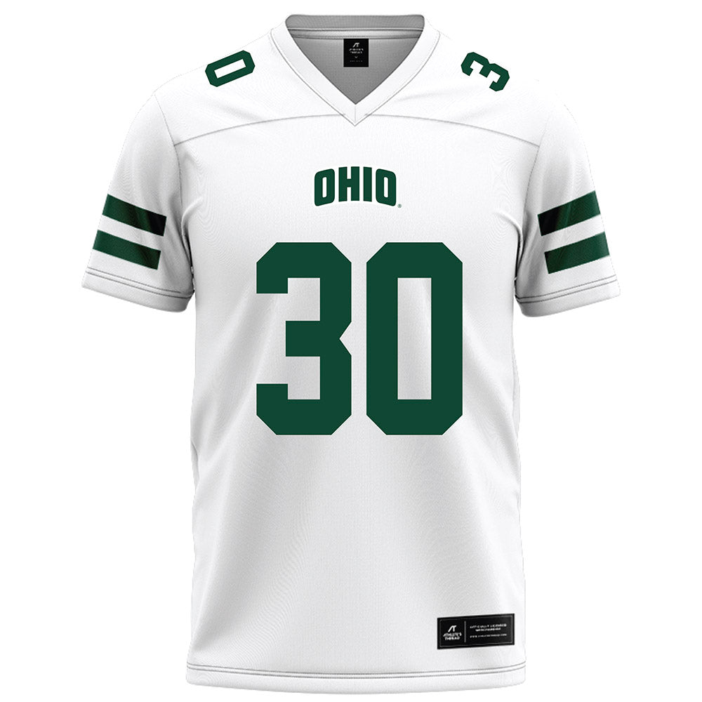 Ohio - NCAA Football : Charlie Christopher - White Football Jersey-0