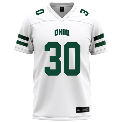 Ohio - NCAA Football : Charlie Christopher - White Football Jersey-0