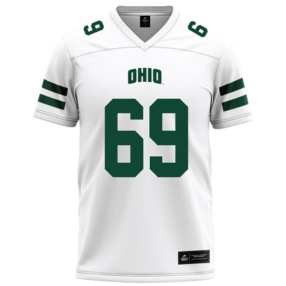 Ohio - NCAA Football Legends : Parker Titsworth - White Football Jersey-0