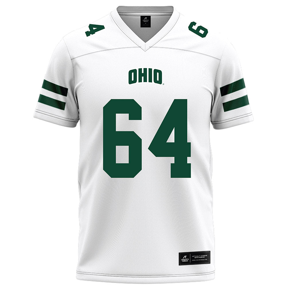 Ohio - NCAA Football : Seth Anstead - White Football Jersey-0
