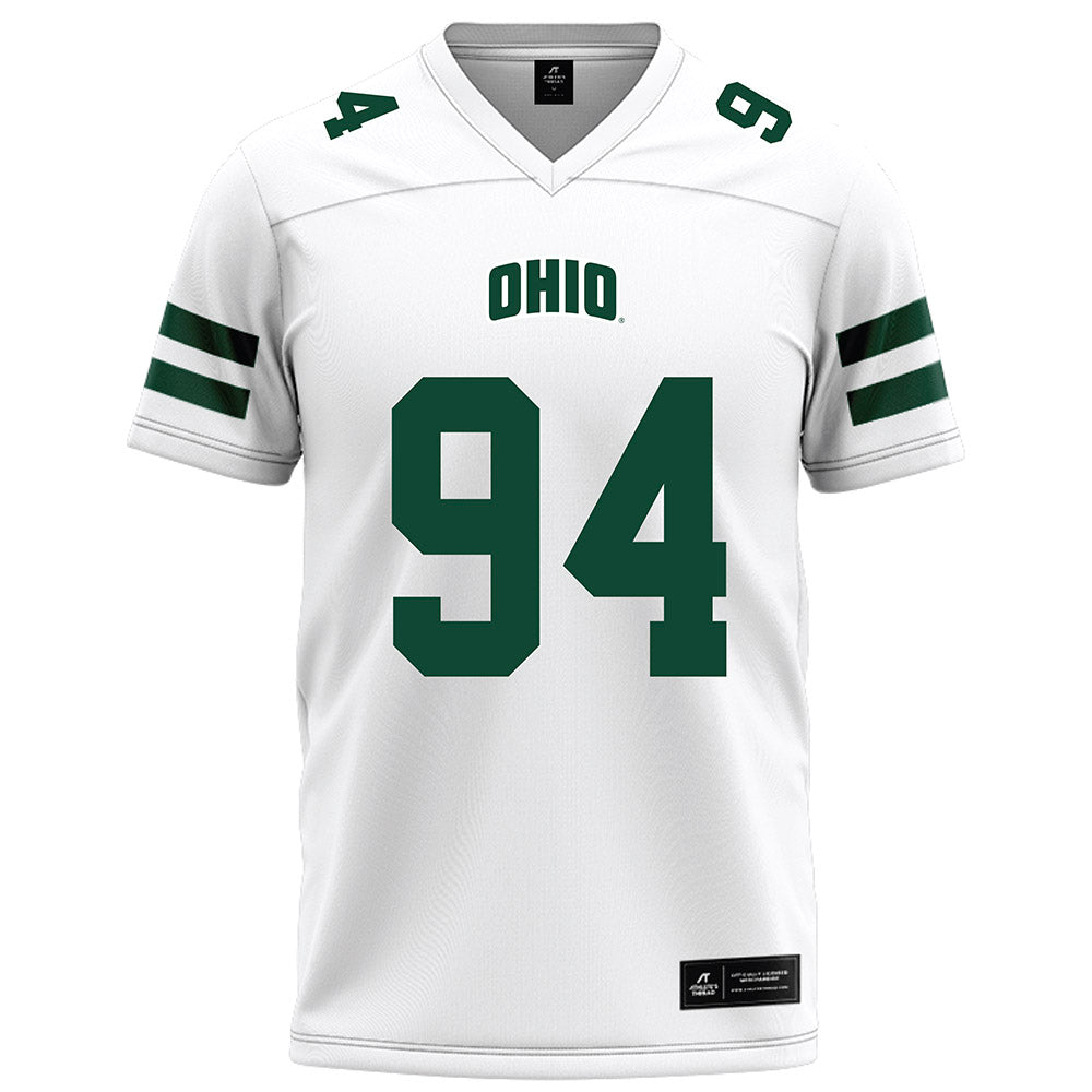 Ohio - NCAA Football : Bj Weaver - White Football Jersey-0