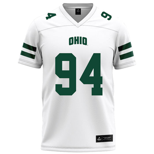 Ohio - NCAA Football : Bj Weaver - White Football Jersey-0